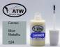 Preview: Ferrari, Blue Metallic, 524: 20ml Lackstift, von ATW Autoteile West.